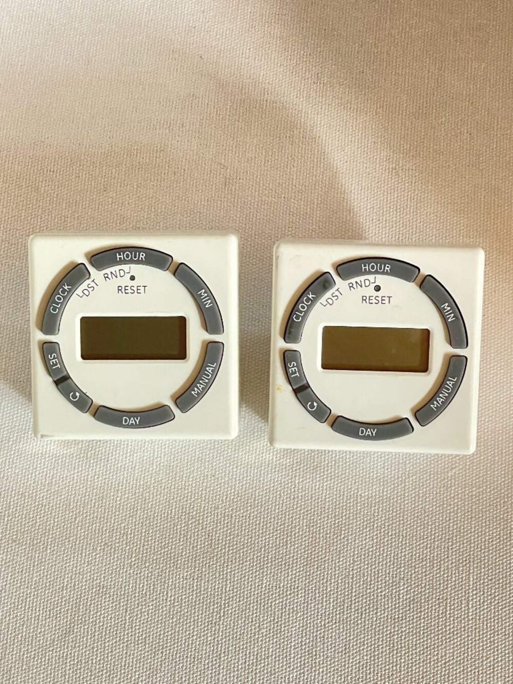Set of 2 GE Digital Plug In Timers #15089